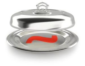 Corporate language training services - Picture of a Platter with JCL Red Wave
